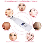 Ultrasonic Skin Scrubber Face Cleanser Blackhead Acne Removal Facial Spa Vibration Massager Ultrasound Peeling Clean Machine 394 - Heritage cosmetics and beauty care