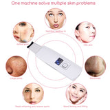 Ultrasonic Skin Scrubber Face Cleanser Blackhead Acne Removal Facial Spa Vibration Massager Ultrasound Peeling Clean Machine 394 - Heritage cosmetics and beauty care