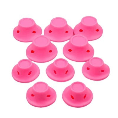 Soft Rubber Magic Hair Care Rollers Silicone Hair Curlers No Heat Hair Styling Tool - Heritage cosmetics and beauty care