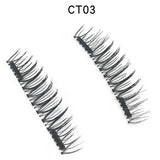 3D double magnet false eyelashes 24P double magnet false Mascara free magnetic false eyelash double magnet eyelashes - Heritage cosmetics and beauty care