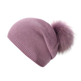 Fur Pompom Hats - Heritage cosmetics and beauty care