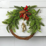 Christmas Wreath Bell Door Hanging - Heritage cosmetics and beauty care