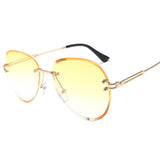 foreign trade rimless Sunglasses - Heritage cosmetics and beauty care