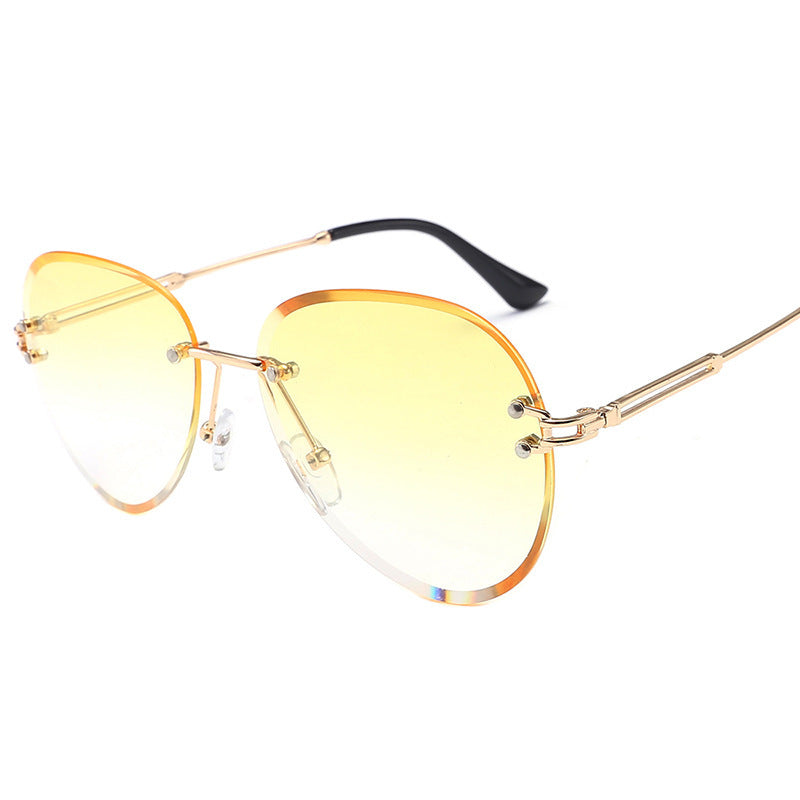 foreign trade rimless Sunglasses - Heritage cosmetics and beauty care