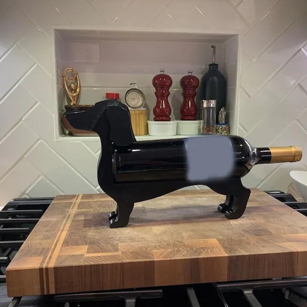 Simple And Creative Home Sausage Dog Wine Bottle Rack Kitchen Gadgets - Heritage cosmetics and beauty care