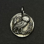 Greek Coin Relief Alien Antique Copper Old Silver Commemorative Medal - Heritage cosmetics and beauty care