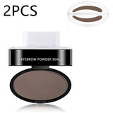 Eyebrow Powder Stamp Tint Stencil Kit Cosmetics Professional Makeup Waterproof Eye Brow Stamp Lift Eyebrow Enhancers Stencil Kit - Heritage cosmetics and beauty care