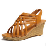 Fishbill Wedge Sandals - Heritage cosmetics and beauty care