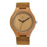 Wooden watch leather couple models bamboo and wood watches - Heritage cosmetics and beauty care