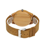 Wooden watch leather couple models bamboo and wood watches - Heritage cosmetics and beauty care