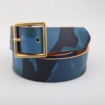 Camouflage Vegetable Tanned Leather Semi-finished Belt Strip Without Hole Belt Strip - Heritage cosmetics and beauty care