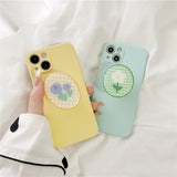 Small Flowers Suitable For 13promax Mobile Phone Case Heritage cosmetics and beauty care