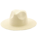 Large-Brimmed Straw Hat Men'S And Women'S Beach Jazz Hats - Heritage cosmetics and beauty care