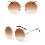 Round metal cutout sunglasses - Heritage cosmetics and beauty care