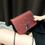 Sequined bag shoulder messenger bag - Heritage cosmetics and beauty care