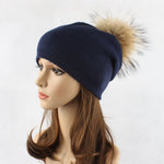 Fur Pompom Hats - Heritage cosmetics and beauty care