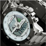 Top Luxury Brand WEIDE Men Fashion Sports Watches Men's Quartz LED Clock Man Army Military Wrist Watch Relogio Masculino - Heritage cosmetics and beauty care