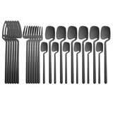 24 Piece Set Of Stainless Steel Cup Hanging Tableware - Heritage cosmetics and beauty care