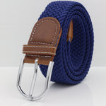 Simple Stretch And Breathable Canvas Woven Belt - Heritage cosmetics and beauty care