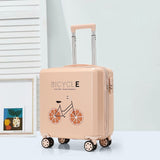 18-inch Trolley Case Printed Pattern Luggage Small Children Suitcase Boarding Bag Suitcase - Heritage cosmetics and beauty care