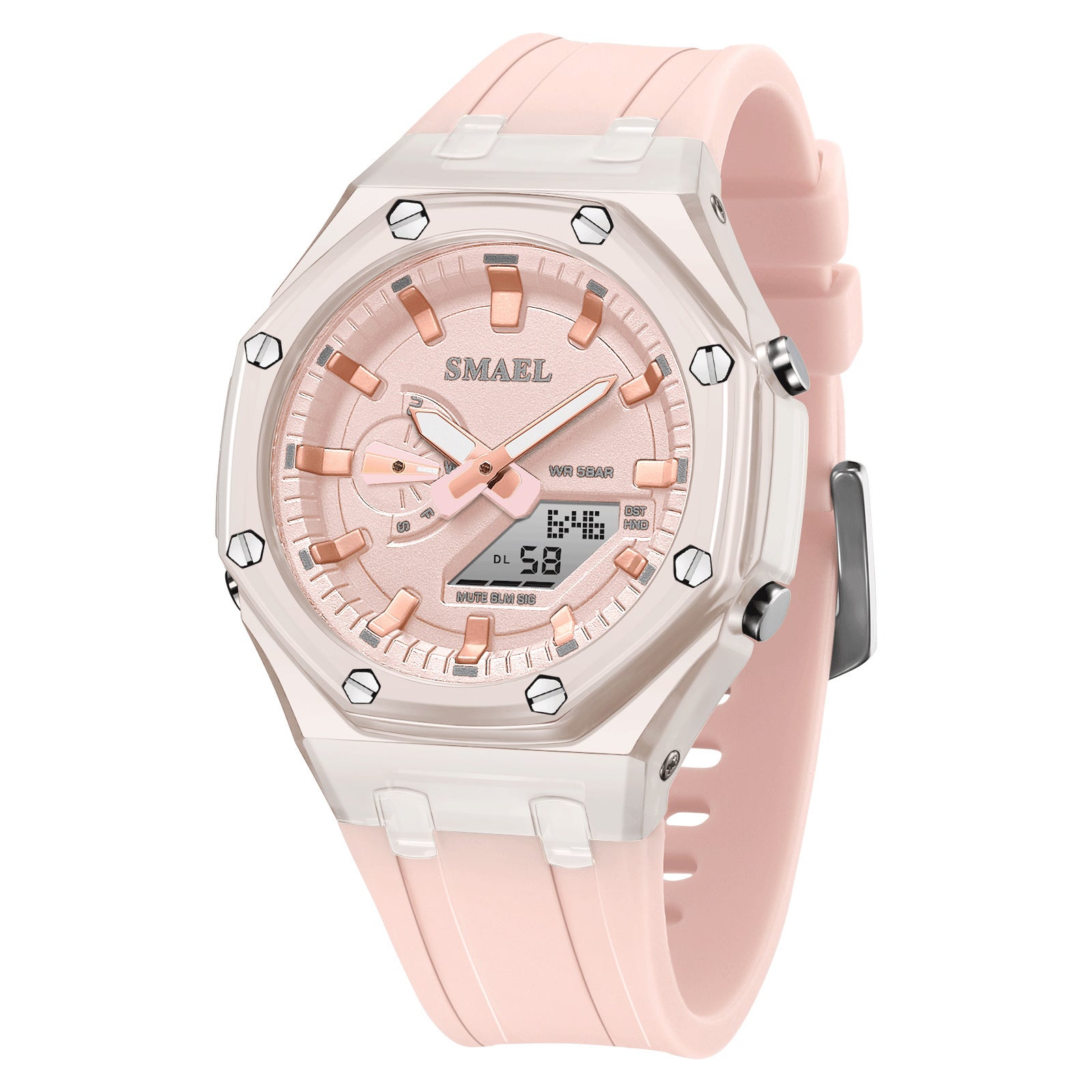 Multifunctional Silicone Electronic Watch Waterproof - Heritage cosmetics and beauty care