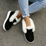 Snow Boots Warm Winter Shoes Plush Fur Ankle Boots Women - Heritage cosmetics and beauty care