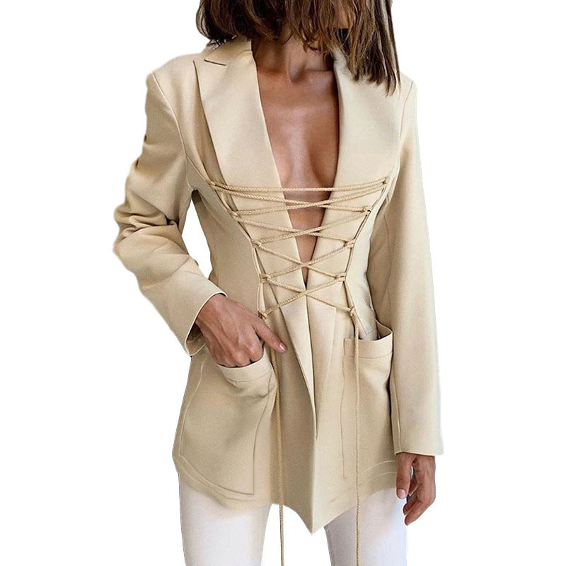 Long sleeve bandage Blazer - Heritage cosmetics and beauty care