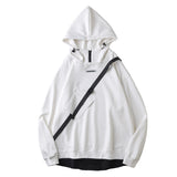 Techwear Harajuku Hoodies Men Ribbon Design Pullover Heritage cosmetics and beauty care