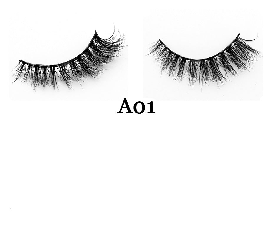 Handmade 3D Mink Full Strip False Eyelashes - Family - Heritage cosmetics and beauty care