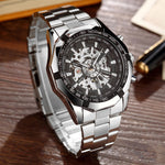 A Full Automatic Men's Automatic Mechanical Watches, Men's Automatic Mechanical Watch Steel Strip - Heritage cosmetics and beauty care