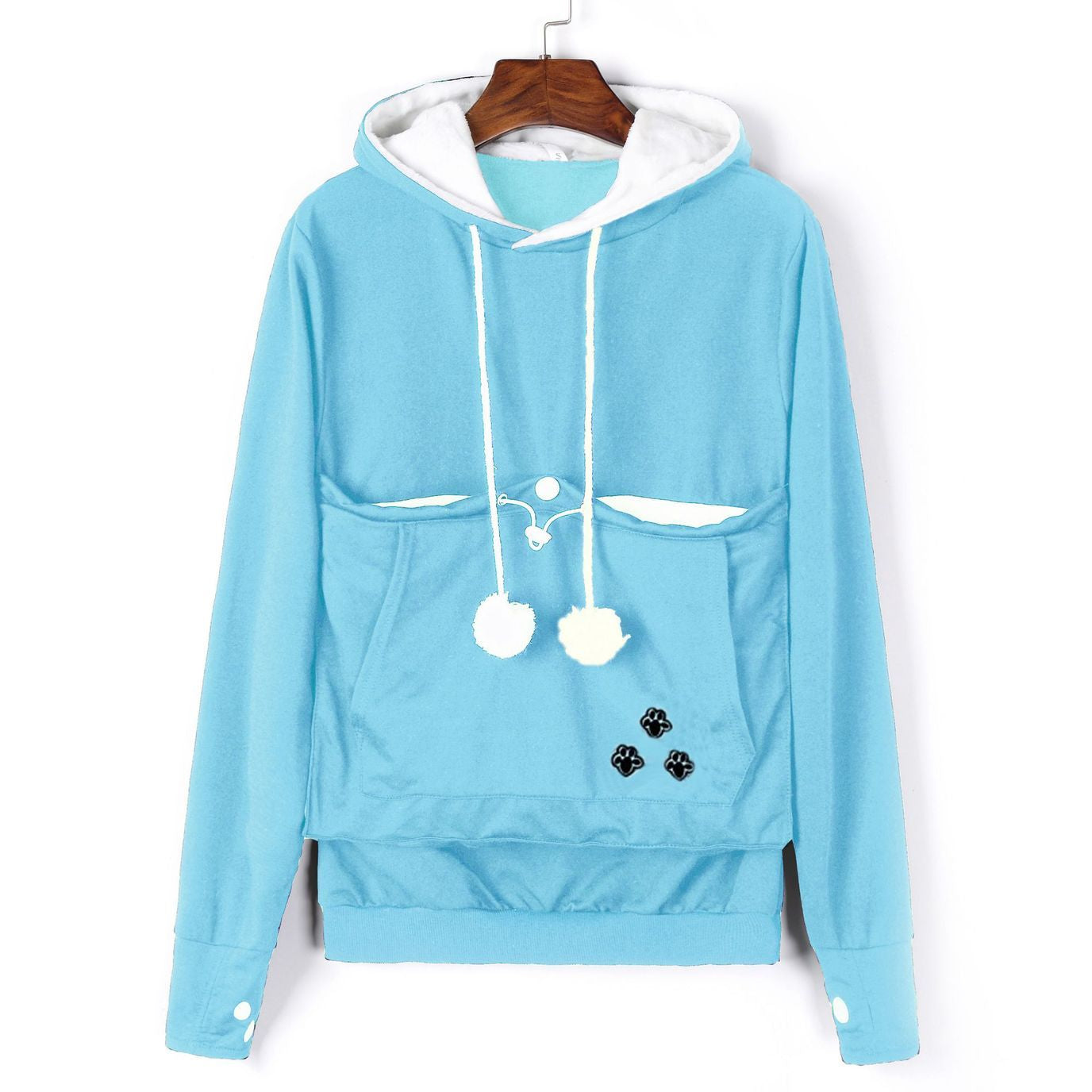 Cute Hoodies Pullover Sweatshirts With Pet Pocket For Cat Clothes Winter Women Heritage cosmetics and beauty care