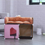 Winter Warm Pet House Double-Storey Pet Villa Fully Enclosed - Heritage cosmetics and beauty care