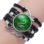 Hot Sale Hogwarts School Magic Academy Glass Cabochon Bracelets - Heritage cosmetics and beauty care