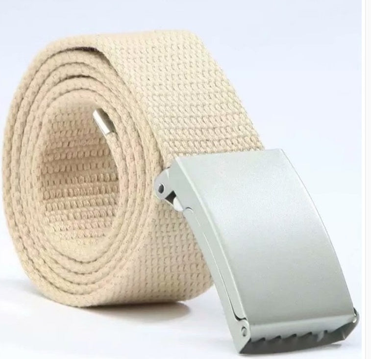 Candy-colored fashionable canvas belts for men and women - Heritage cosmetics and beauty care