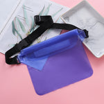 Three-layer Sealed Waterproof Waist Bag PVC - Heritage cosmetics and beauty care