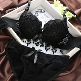 Sexy lace gathered bra set - Heritage cosmetics and beauty care