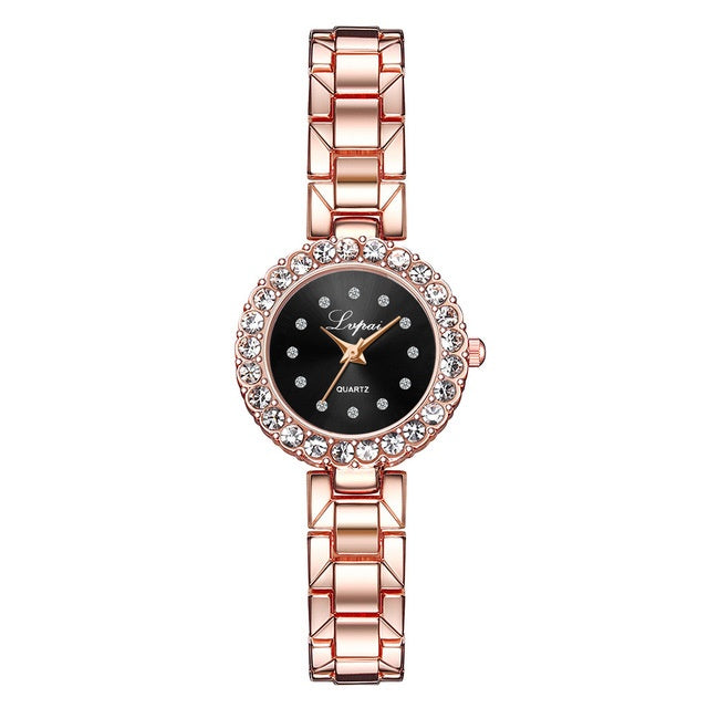 Watches-Set Bangle Clock Bracelet Wrist-Watch Quartz Women Fashion Ladies Brand Luxury - Heritage cosmetics and beauty care