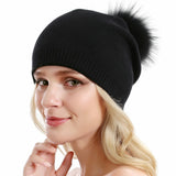 Fur Pompom Hats - Heritage cosmetics and beauty care