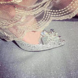 Fashion High Heels Crystal Slippers - Heritage cosmetics and beauty care