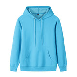 Autumn Pure Cotton Solid Color Blank Hoodie Sports Meeting Hoodie Sweatshirt