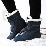 Snow Boots Plush Warm Ankle Boots For Women Winter Shoes - Heritage cosmetics and beauty care