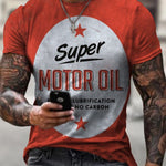 New Fashion Casual Digital Printed Round Neck Short-sleeved T-shirt Men's Wholesale - Heritage cosmetics and beauty care