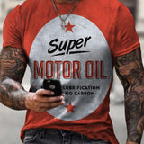 New Fashion Casual Digital Printed Round Neck Short-sleeved T-shirt Men's Wholesale - Heritage cosmetics and beauty care