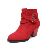 Women's Ankle Boots New Fashion Ankle Boots Comfortable Suede