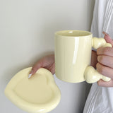 Mug Ceramic Coffee Cup And Saucer Set