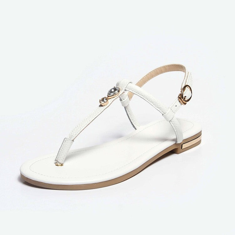 Flip-flop flat sandals - Heritage cosmetics and beauty care