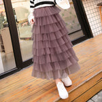 Women's Gauze Skirt New Mid-length Heavy Industry Net Yarn Skirt - Heritage cosmetics and beauty care