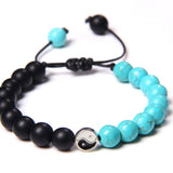 Buddha Beads Bracelets Volcanic Stone Crown - Heritage cosmetics and beauty care