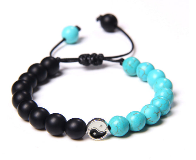 Buddha Beads Bracelets Volcanic Stone Crown - Heritage cosmetics and beauty care