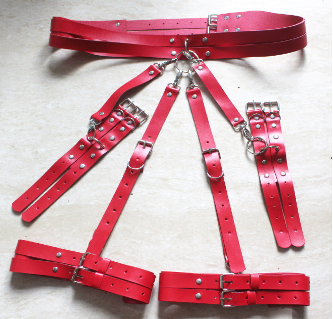 Set of leather bracelet belts - Heritage cosmetics and beauty care